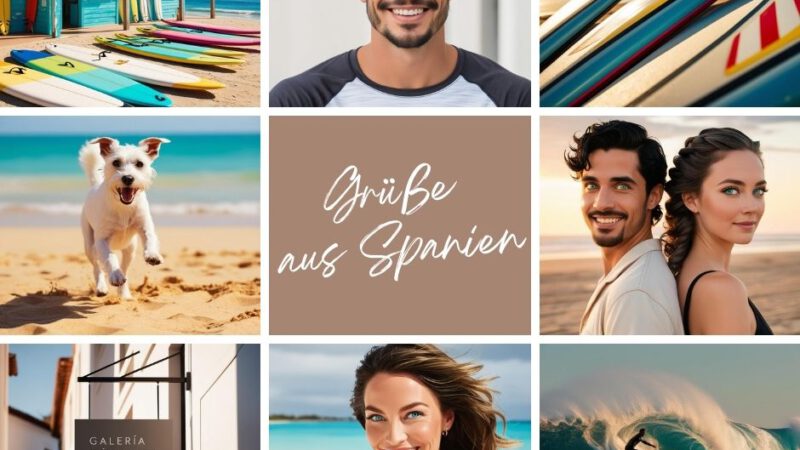 Im Hintergrund rauscht das Meer