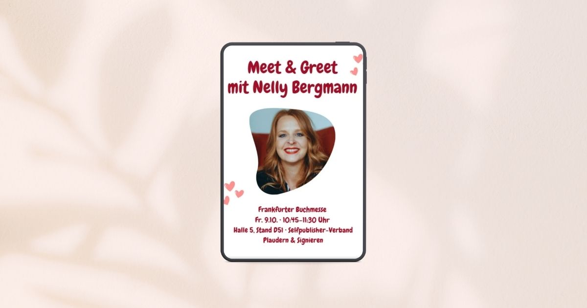 Triff mich auf der Buchmesse